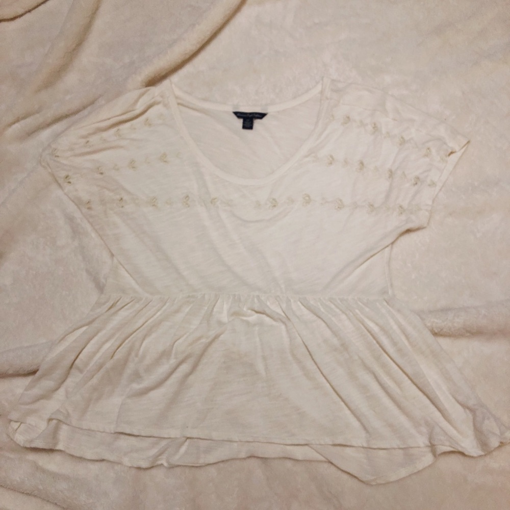 AMERICAN EAGLE white t shirt